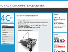 Tablet Screenshot of 4c-cad-cam.de